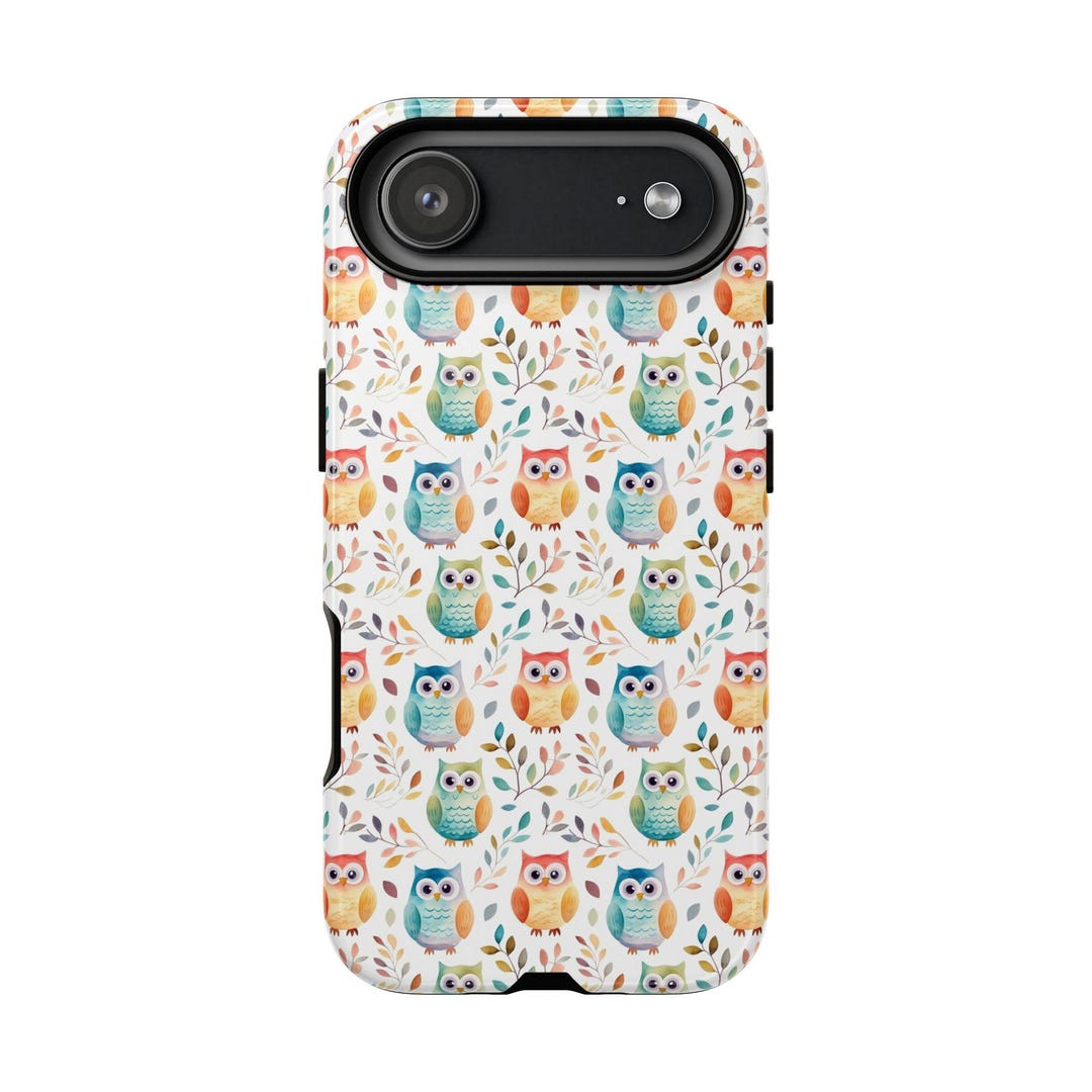 IPhone 17-8 Models Case. Owl Design Case Gift iPhone Cases. Owl Pattern ...