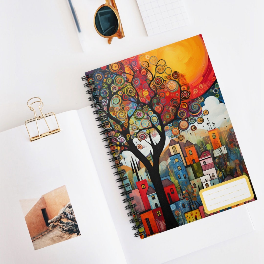 Spiral Notebook - Ruled Line With Tag for Writing, Journal, Planner for ...