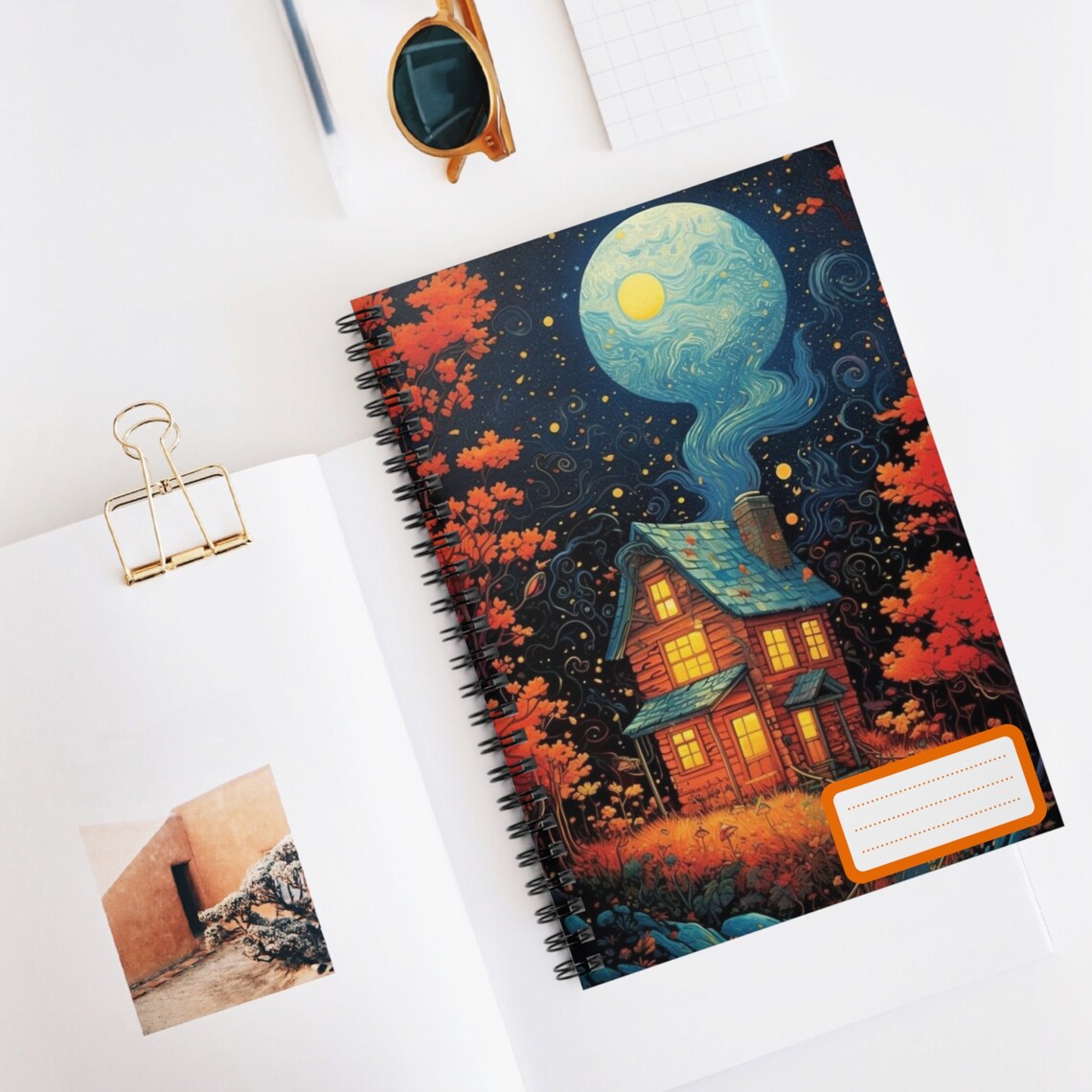 Spiral Notebook - Ruled Line - Etsy