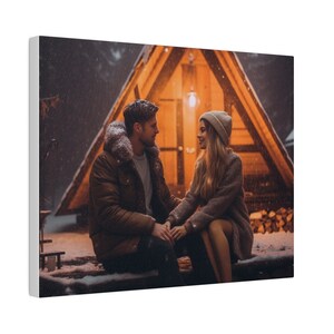 Matte Canvas, Stretched, 0.75&quot;