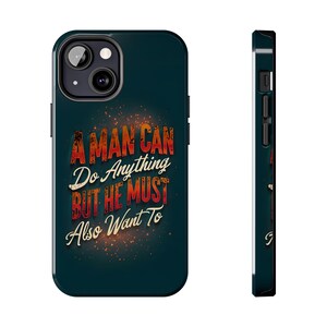 Motivational Quote iPhone Case, Tough Phone Cases, Protective iPhone Cover, Inspirational Quote Case, Encouraging Quote Phone Case, Phone