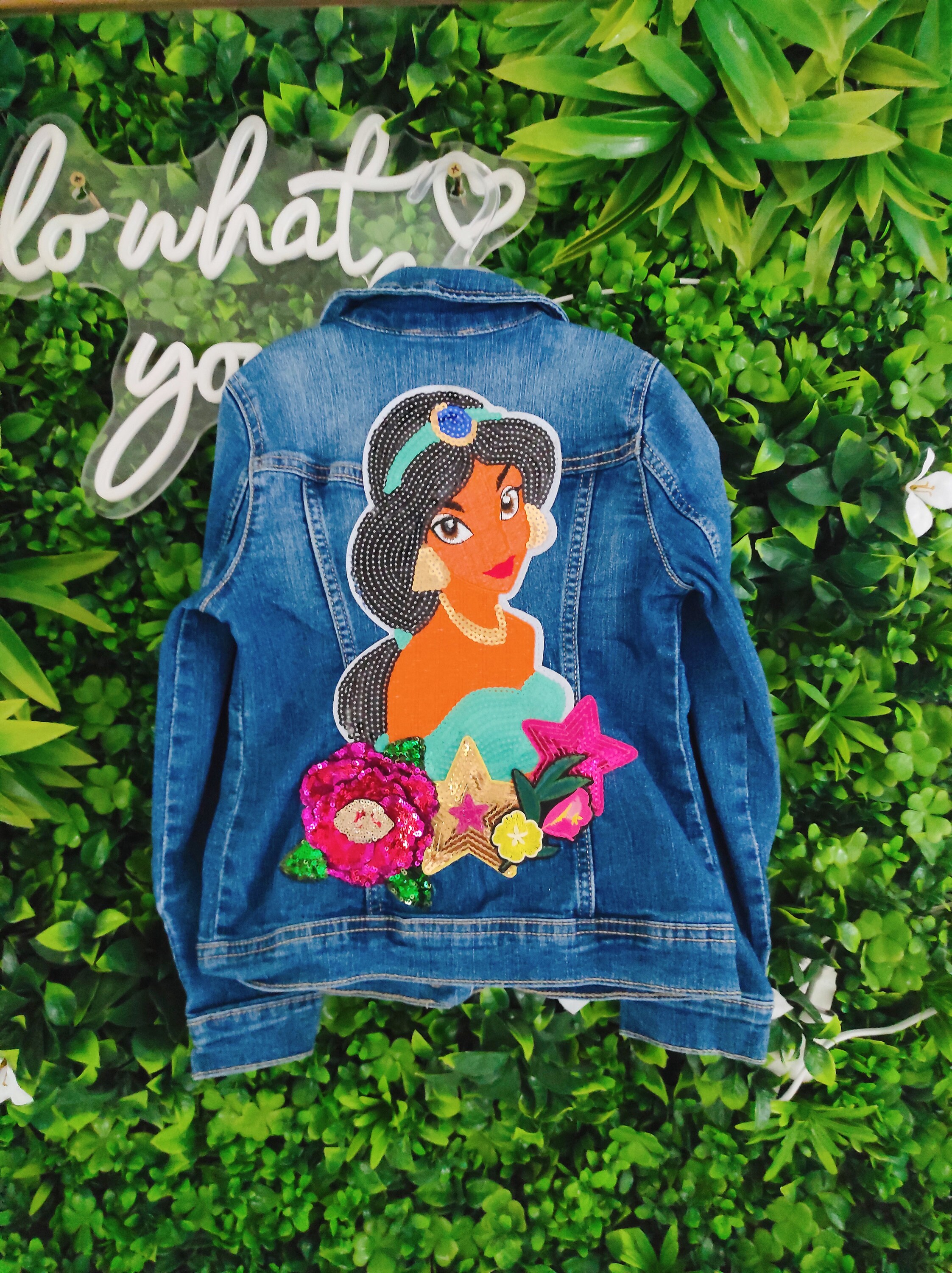 6-7 years Personalized children's jacket Disney Jasmine