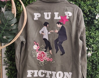 TU Veste kaki personnalisée Pulp Fiction