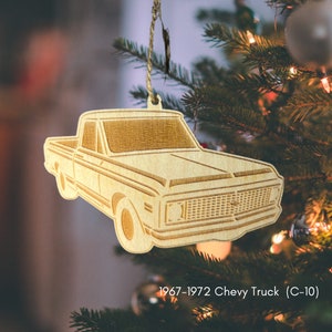 Décoration de Noël pour camion Chevrolet (C-10) 1967-1992