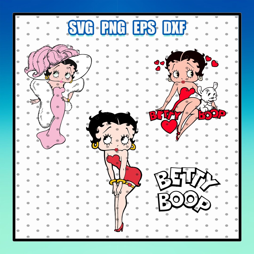 BETTY BOOP SVG Betty Boop Svg Files for Cricut Betty Boop - Etsy