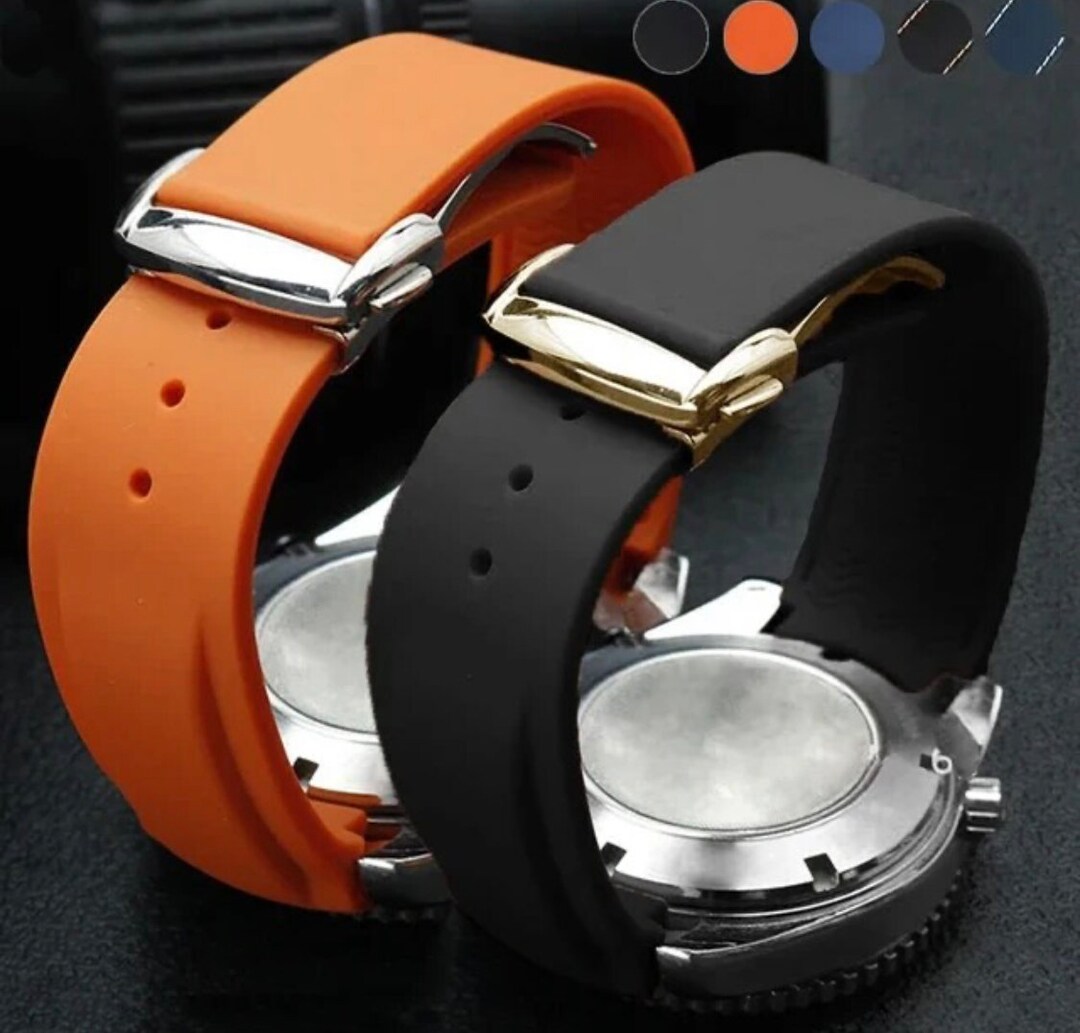 Bracelet Moonswatch Kai Tian Bracelet Sport Silicone 20/22mm Pour Montre  Homme Femme Noir, Bleu, Rouge, Blanc Boucle Acier Inox Bracelets De