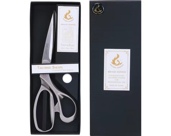 Golden Phoenix Professional 10.5in Tailoring Shears Scissors for fabric and leather stainless heavy duty scissors