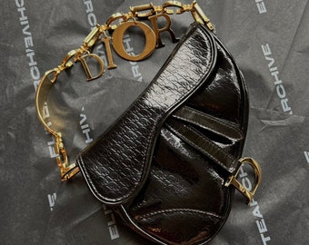 Dior Mini Saddle - Patent Leather