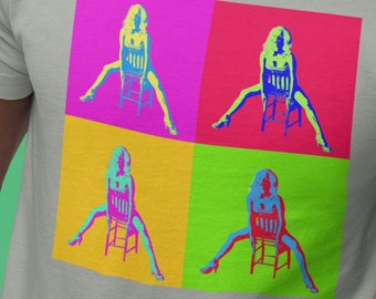 Mamie Van Doren Pop Art. Premium Unisex Crewneck T-shirt.
