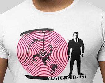 The Mandela Effect Premium Unisex Crewneck T-shirt.