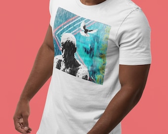 Tears in the Rain. Premium Unisex Crewneck T-shirt.