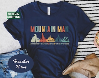 Mountain Man Disney Dad Shirt, Attractions Ride Tee