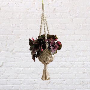 Planter Wall Planter Indoor Large Pot Holder,Rustic Home Decor Plant Lover Gifts,Minimalist Boho Decor,CustomModern Macrame Plant Hanger