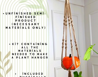 DIY Macrame Plant Hanger Kit: Beginner-Friendly Craft Project