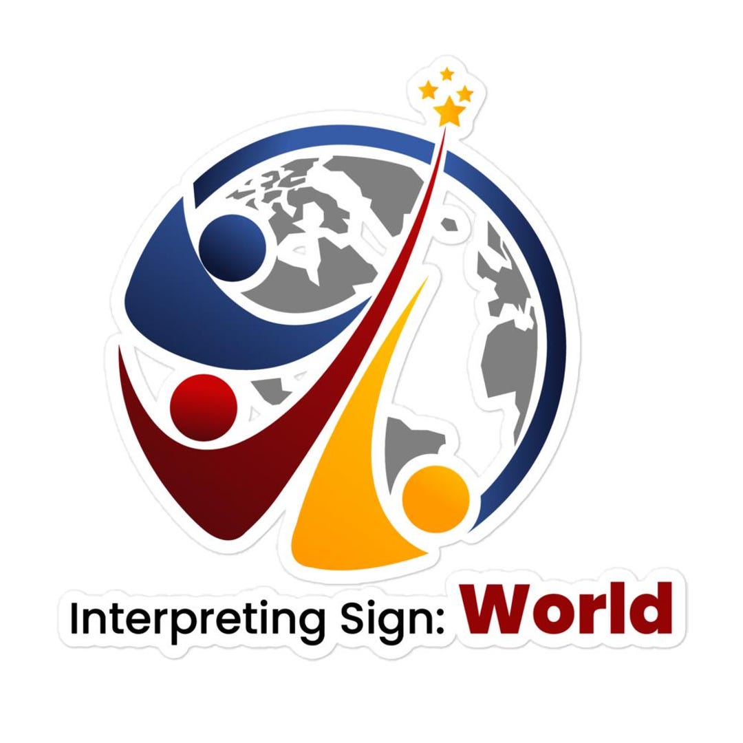 Interpreting Sign World Bubble-free Sticker - Etsy