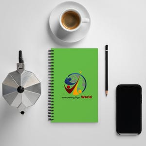 Interpreting Sign World Spiral notebook