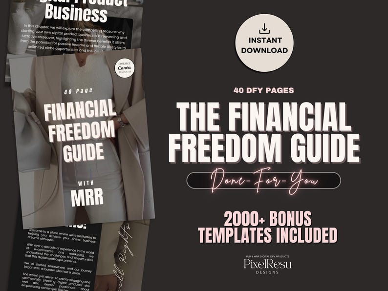 Ebook template with plr and mrr, resellable digital ebook, dfy ebook, 2000 reels, 2000 digital products