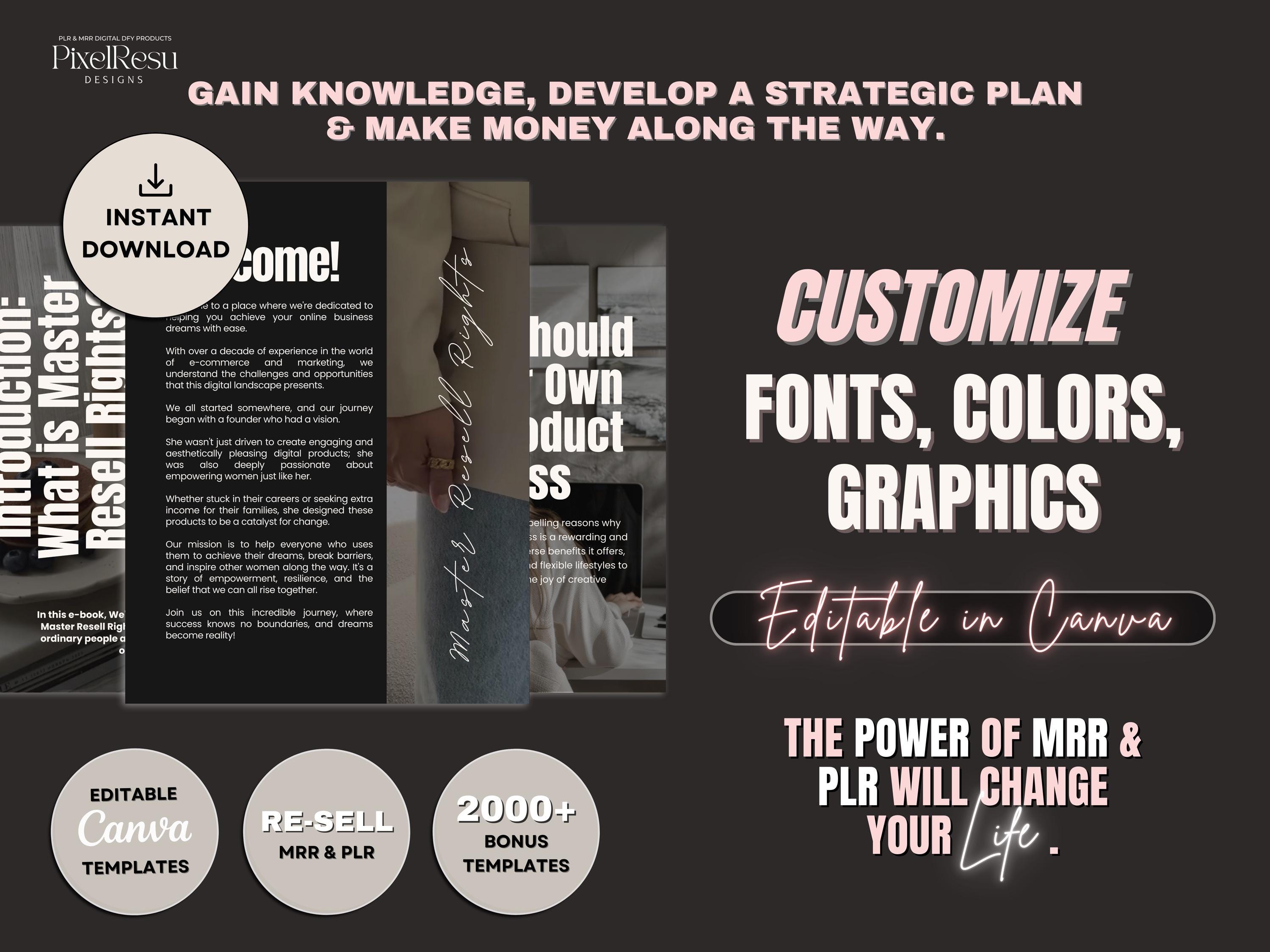 MRR PLR Financial Freedom Ebook Guide, Ebook With Master Resell Rights ...