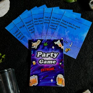 PARTY Spiel [EXTREM EDITION]: Trinkspiel 50 Karten | Spicy - Lustig - Icebraker | !!! Digitaler Download!!!