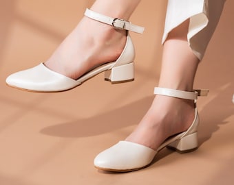 TALONS DE MARIAGE IVOIRE, chaussures de mariage talons bas, chaussures à talons épais pour la mariée, chaussures de mariage, chaussures de mariée à talons blocs, cadeau de mariage