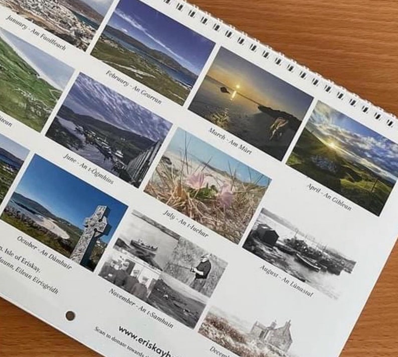Isle of Eriskay 2025 Gaelic & English Calendar Etsy UK