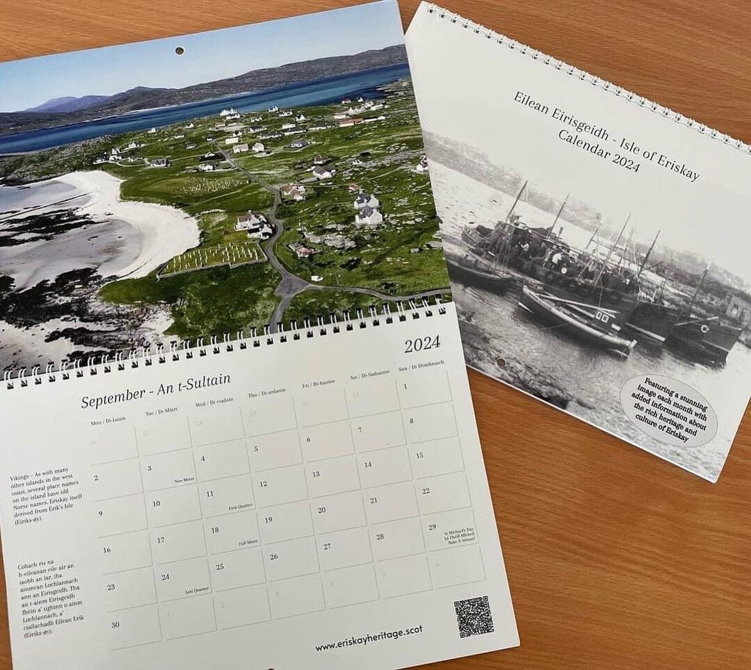 Isle of Eriskay 2025 Gaelic & English Calendar Etsy UK