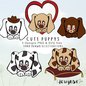 Droopy hond, hond met lange oren, schattige cartoon puppy, hangende oren hond, kalverliefde, hondenliefde, hondenliefde, honden illustraties, hond PNG, cartoon hond.