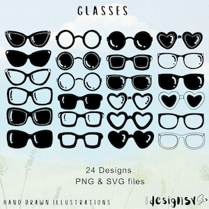 Glasses silhouette, eyeglasses PNG, glasses PNG, sunglasses PNG, sunglasses clipart, glasses vector, eyeglasses vector, sunglasses vector.