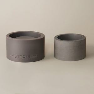 150 ml / 5.00 oz Silicone Mold For Concrete Vessel, Cylinder-Shaped Cement Candle Mold, Ceramic Planter Mould, Concrete Candle