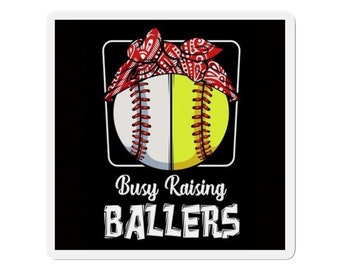 Raising Ballers Outdoor/Indoor Die-Cut Magnets