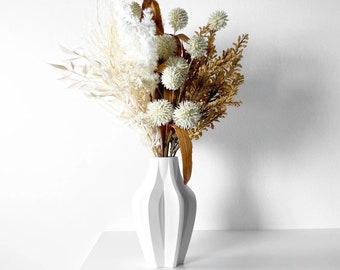 Blumenvase. Botany Chic White: Die Vase, die das Gewöhnliche in das Außergewöhnliche verwandelt. Pflanzer in der modernen Kunst