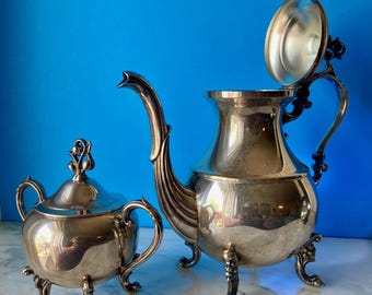 Antique Silver English Tea set