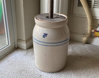 バターチャーン　ヴィンテージ　かくはん器 バターチャーン （バター攪拌機） : フランス生活便り