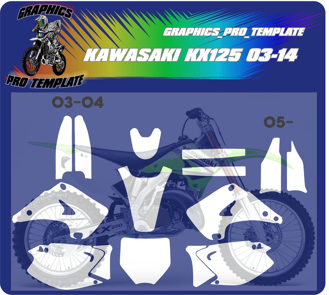 Kawasaki Kx125 0314 Vector Template at a 11 Scale Etsy Kawasaki Kx125 0314 Vector Template at a 11 Scale Etsy