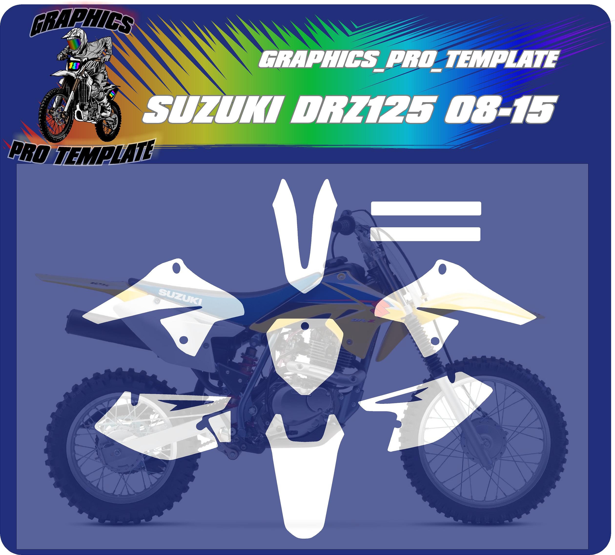 2015 DRZ400 Suzuki OEM replica Decals New Zealand
