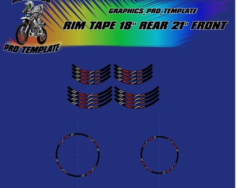 Cinta de llanta de 18 y 21 pulgadas