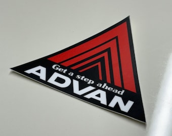 Mini ADVAN "get a step ahead" Triangle Decal Sticker Car JDM Honda K20A F22
