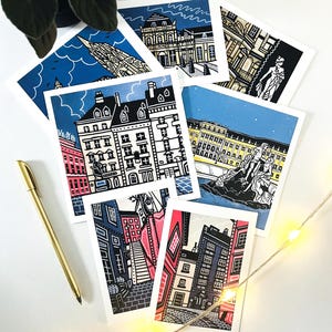 VIENNE Lot de 7 cartes postales d'art