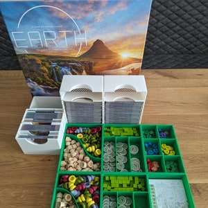 Earth Board Game 3D Printed Insert