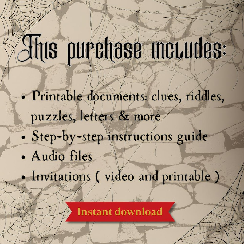 Blackwood Manor Escape Room Kit: Halloween Horror Game - Adults and ...