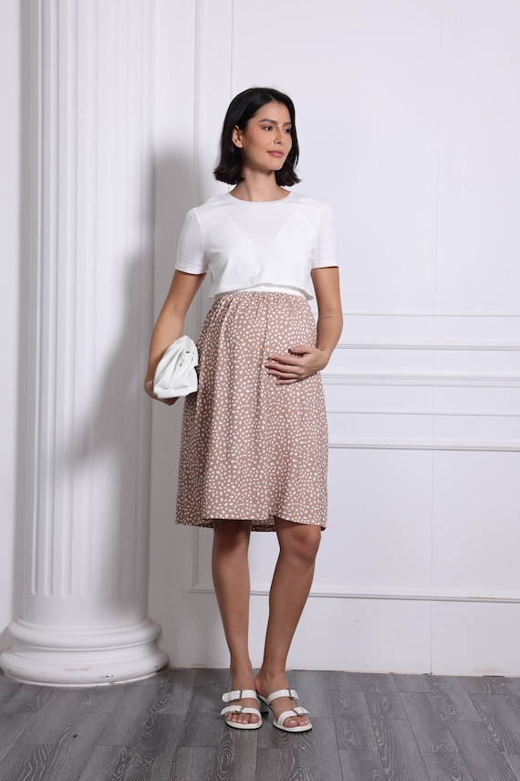 cotton breastfeeding dress Versa with Nursing Zippers in Vintage Blue Toile M (US6/8) Your Fit Green Cotton Nursing Dress, Postpartum