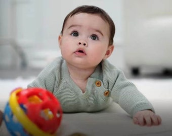 Baby Strampler 100% Bio-Baumwolle, GOTS zertifiziert