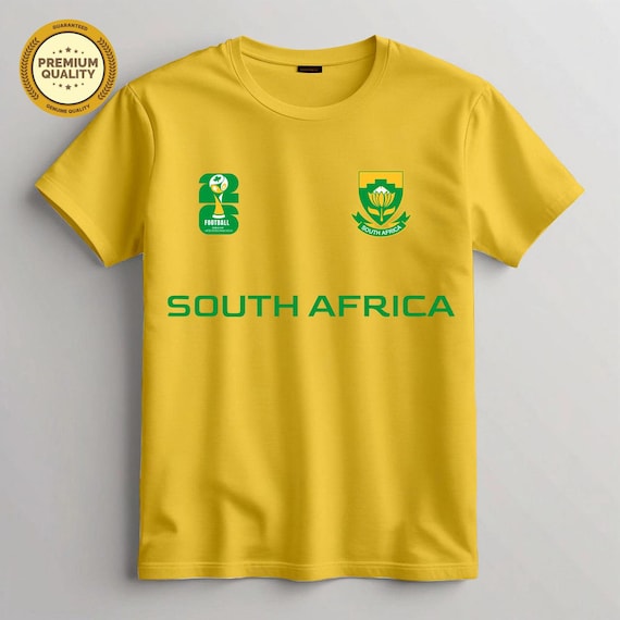 South Africa Football Fan T-Shirt, 2026 World Cup, South Africa Soccer Shirt, Gift for South African Soccer Fan, African Football Fan