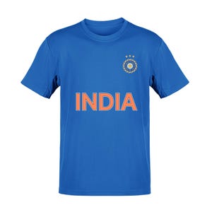 Indian Cricket Team Fan T-Shirt |  Male & Female Fan Jersey | Lets Cheer Team India!!