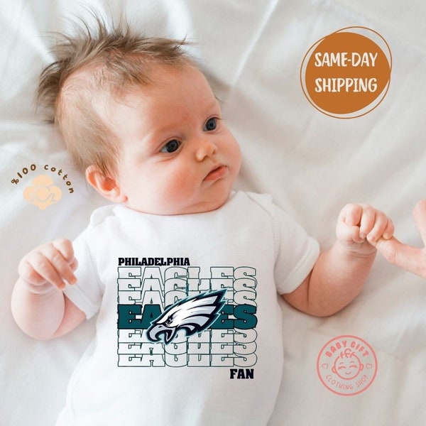 Baby Eagles Gear Sport Fan Philadelphia Baby Eagles Onesie Baby Sport Onesie Gift Newborn Eagle Baby Cloth Onesie For Baby Bodybuild