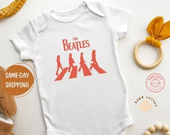 The Beatles Baby Onesie, The Beatles Baby Bodybuild, Newborn Gift, Long Sleeve Onesie, Baby Gift Onesie, Onesies, Baby Announcement Gift