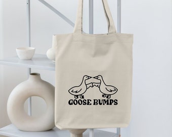 goose bump tote bag, ecobag, tote bag, perfect gift, goose bump, cute bag gift, cloth tote bag, bags, cotton tote bag, gift for mom