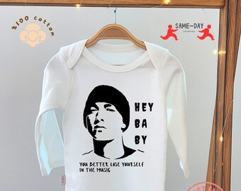 Eminem Onesie Gift For Baby Bodysuit Unique Gift For Baby Shower Romper Unique Coming Soon Bodybuild For Baby Shower Gift Announcement Gift