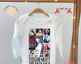 Taylor Swift Onesie, Trendy Baby Bodybuild, Swiftie Onesie, The Eras Tour Onesie, Onesie for Baby, Coming Soon Gift, Announcement Onesies