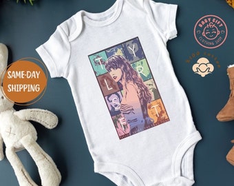 Taylor Swift Baby Merch Onesie, Newborn Shower Gift, Swiftie Bodybuild Gift for Baby, Taylor Swift Onesie, Baby Birthday Gift, Gift for Baby